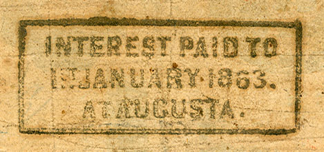 Augusta Georgia
              1863