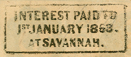 Savannah GA 1863