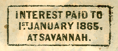 Savannah GA 1865
